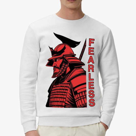 Fearless Samurai Warrior Sweatshirt - Bold Samurai Logo Design