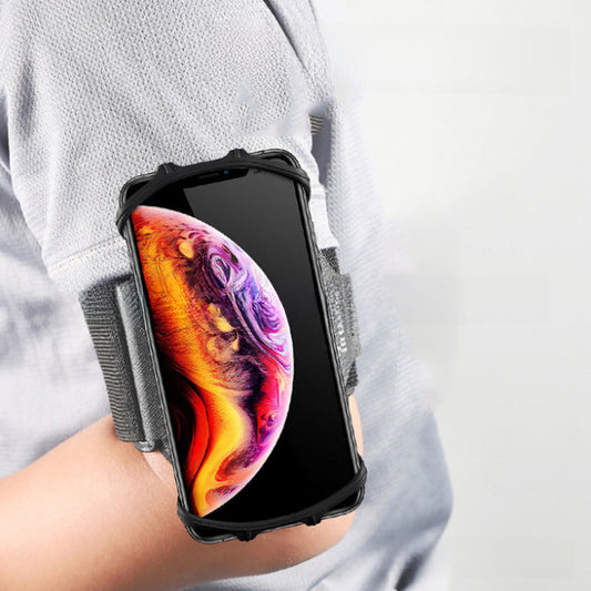 Adjustable Elastic Velcro Silicone Phone Holder for Wrist & Arm – Multi-Size Compatible