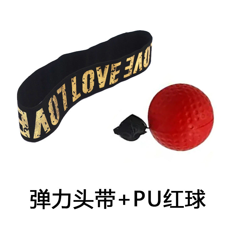 Boxing Reaction Ball Decompression Head-mounted Boxing Ball Head-mounted Training Speed Ball Dodge Sanda Fighting Magic Play