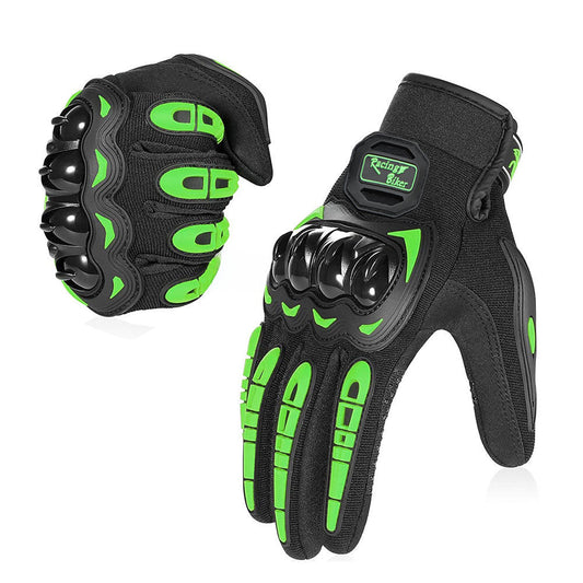 Spring/Summer Motorcycle Gloves: Touchscreen, Drop-Resistant, Hard Shell Protection
