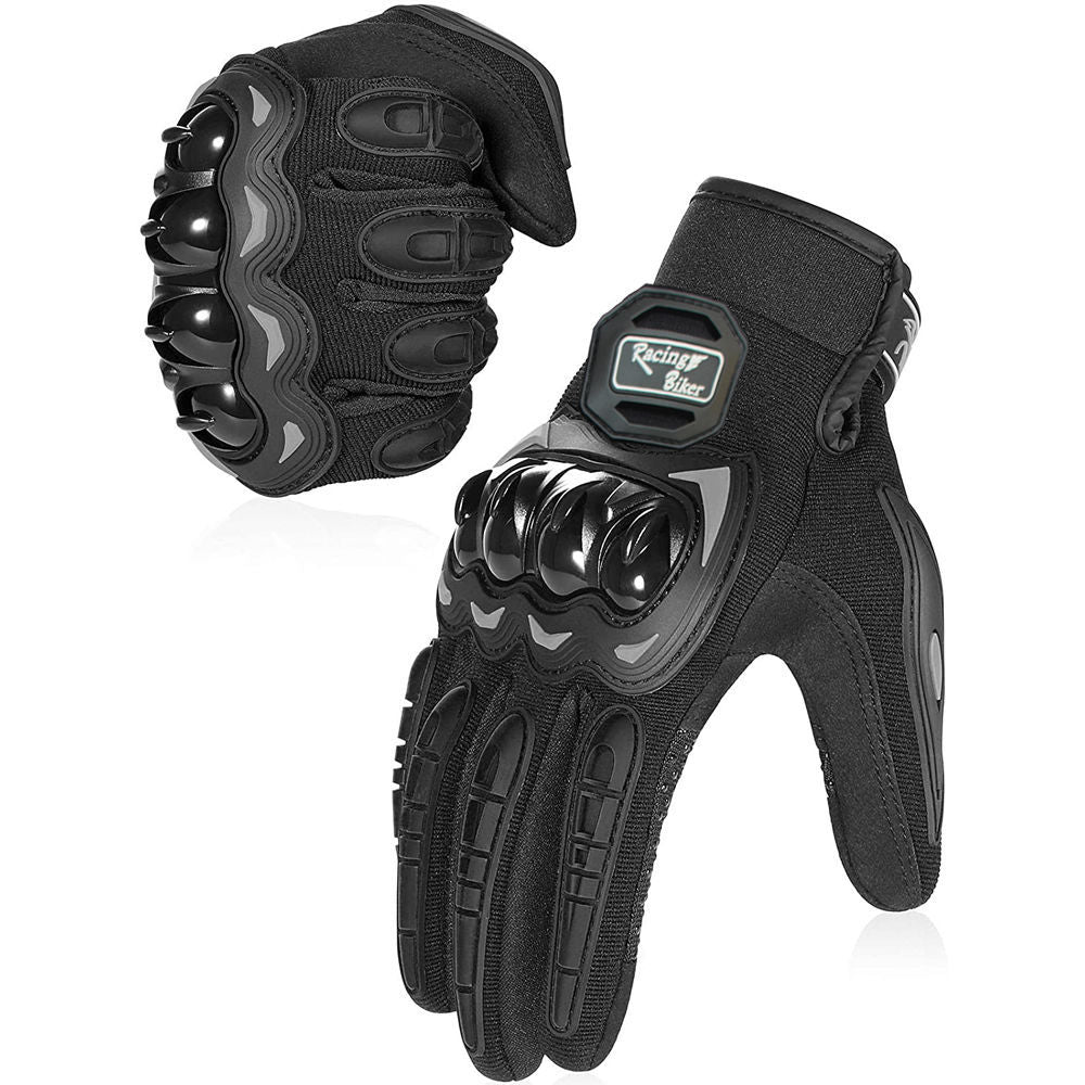 Spring/Summer Motorcycle Gloves: Touchscreen, Drop-Resistant, Hard Shell Protection