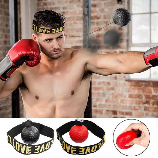 Boxing Reaction Ball Decompression Head-mounted Boxing Ball Head-mounted Training Speed Ball Dodge Sanda Fighting Magic Play