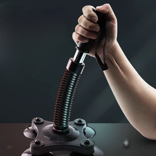 Men's Arm & Wrist Strength Trainer with Suction Cup Grip and Spring Arm Bar