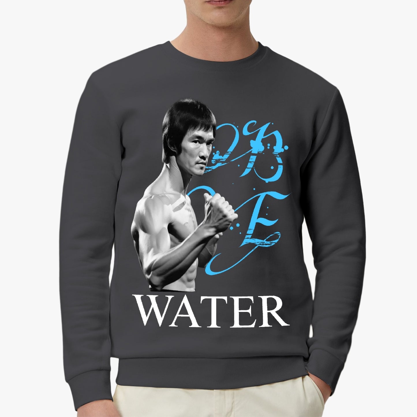 Bruce Lee 'Be Water' Inspirational Sweatshirt