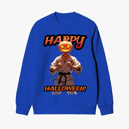 Halloween Martial Artist Pumpkin Sweatshirt