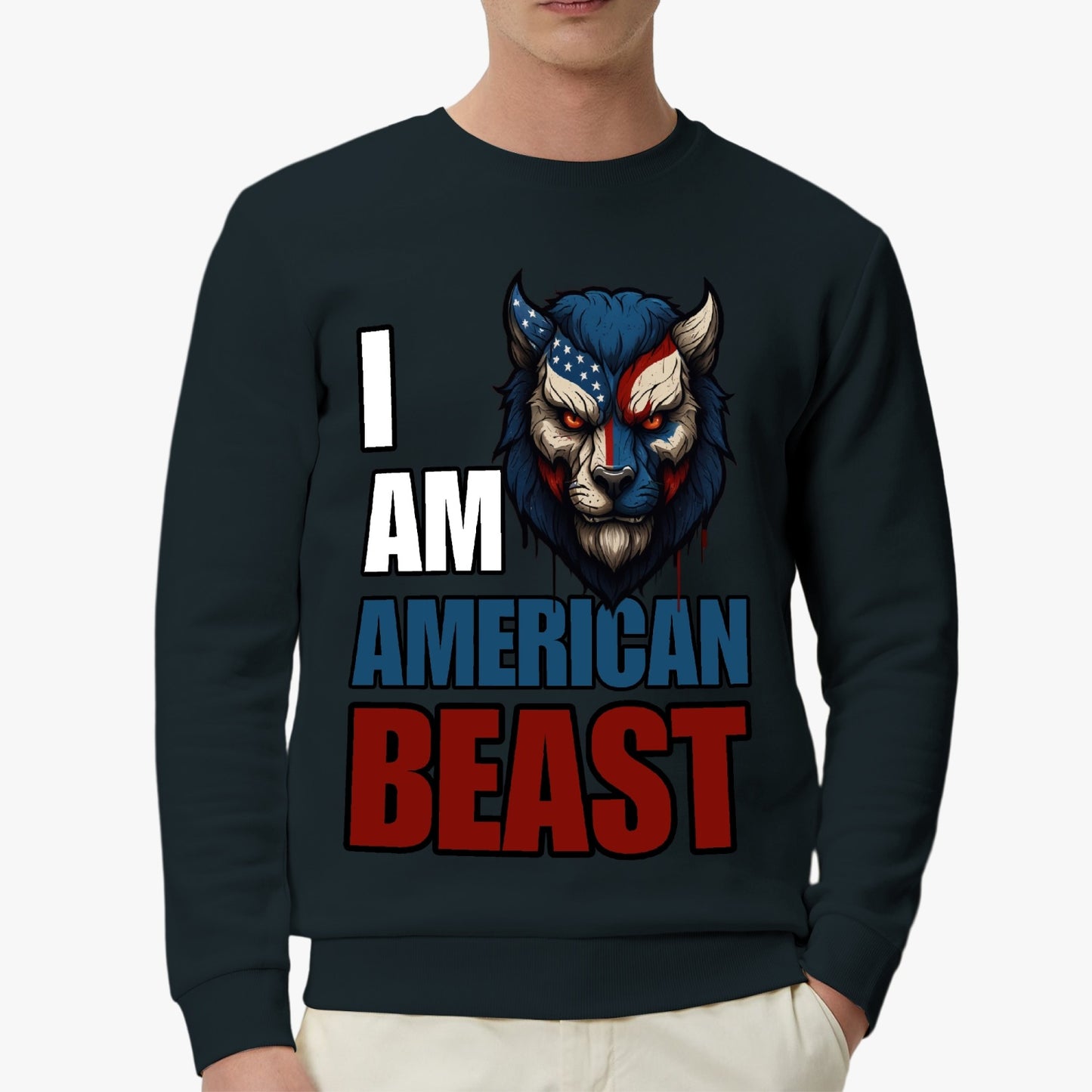 I Am American Beast - Logo Sweatshirt