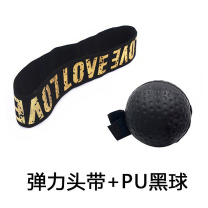 Boxing Reaction Ball Decompression Head-mounted Boxing Ball Head-mounted Training Speed Ball Dodge Sanda Fighting Magic Play