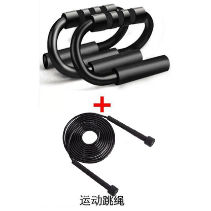 S-Type Push-Up and Fitness Twist Wheel for Chest and Ab Training