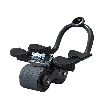 Abdominal Wheel with Automatic Rebound & Elbow Support