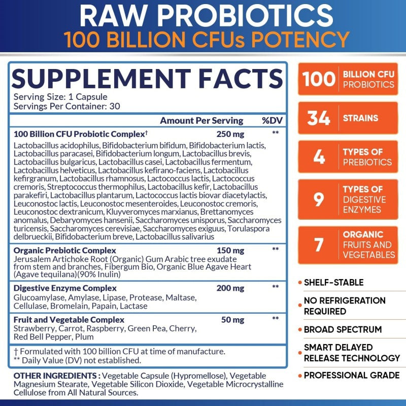 Cross-border Hot Selling Probiotic Capsules Probiotics Capsules Source Manufacturer Cross-border Direct Supply OEM