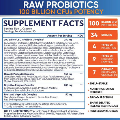 Cross-border Hot Selling Probiotic Capsules Probiotics Capsules Source Manufacturer Cross-border Direct Supply OEM