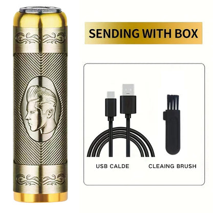 Portable Mini Electric Shaver – Rechargeable Travel Razor for Men