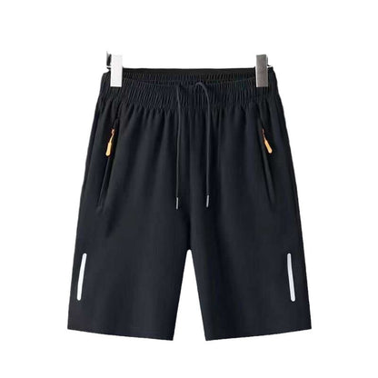 Sports Shorts Men's Summer Thin Ice Silk Casual Five-point Pants Men's Loose Plus Size Quick-drying Quick-drying Pants Men's New Arrival