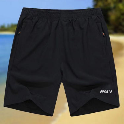 Sports Shorts Men's Summer Thin Ice Silk Casual Five-point Pants Men's Loose Plus Size Quick-drying Quick-drying Pants Men's New Arrival