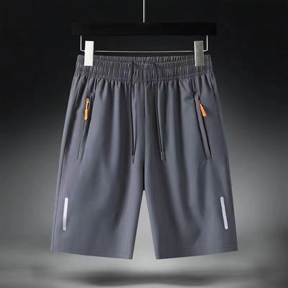 Sports Shorts Men's Summer Thin Ice Silk Casual Five-point Pants Men's Loose Plus Size Quick-drying Quick-drying Pants Men's New Arrival