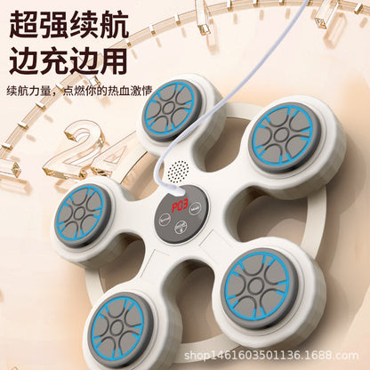 Boxing Target Bluetooth Music Boxing Machine Decompression Wall Target Reaction Trainer Smart Soft Target Home Children's Fitness Machine