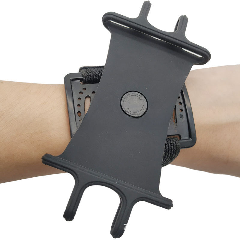 Adjustable Elastic Velcro Silicone Phone Holder for Wrist & Arm – Multi-Size Compatible