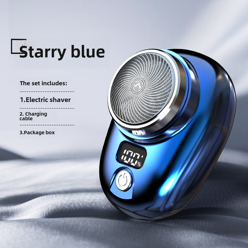 Portable Mini Electric Shaver – Rechargeable Travel Razor for Men