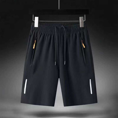 Sports Shorts Men's Summer Thin Ice Silk Casual Five-point Pants Men's Loose Plus Size Quick-drying Quick-drying Pants Men's New Arrival