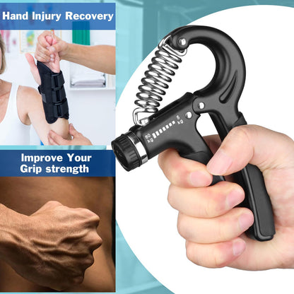 Adjustable Grip Strength Trainer for Men's Finger and Arm Muscle Fitness