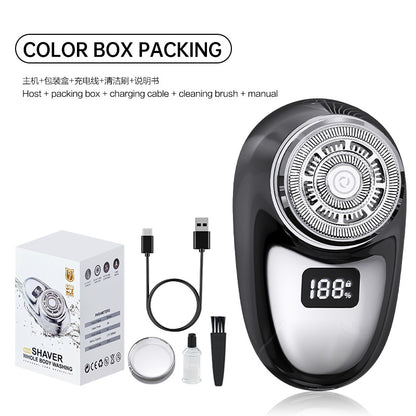 Portable Mini Electric Shaver – Rechargeable Travel Razor for Men
