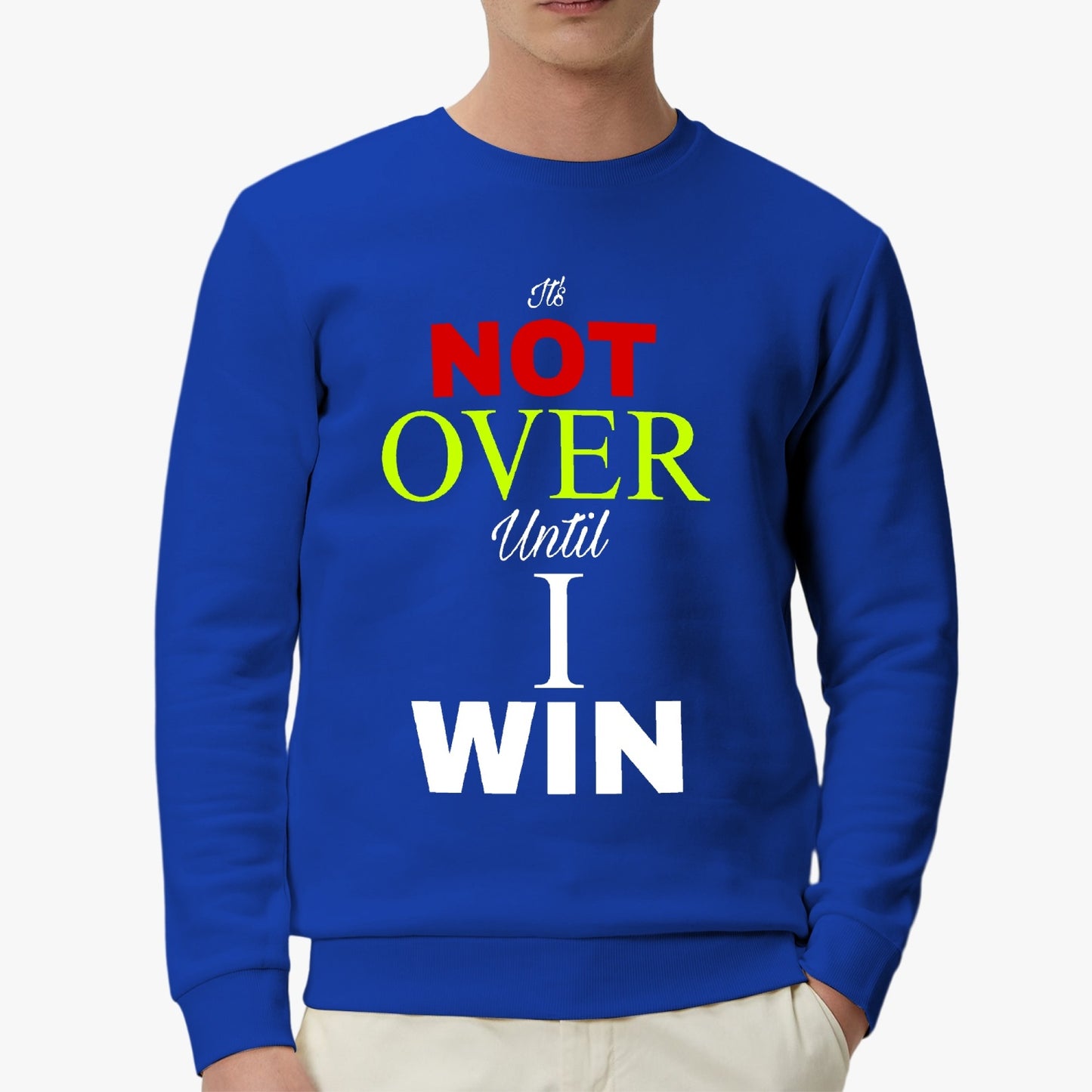Motivational Quote Sweatshirt - Inspire and Conquer
