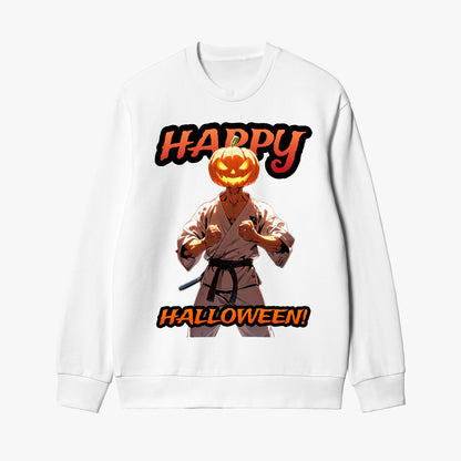 Halloween Martial Artist Pumpkin Sweatshirt