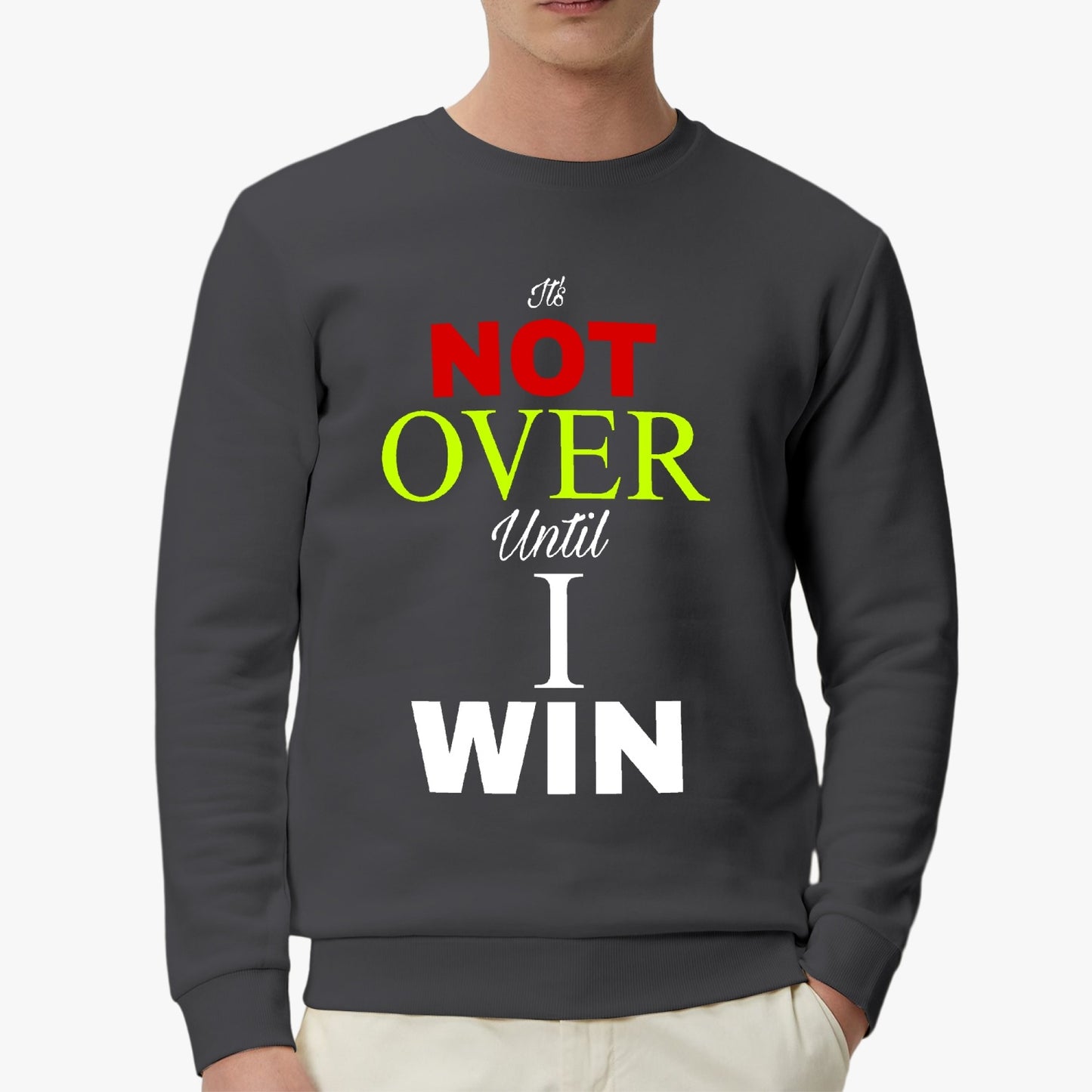 Motivational Quote Sweatshirt - Inspire and Conquer