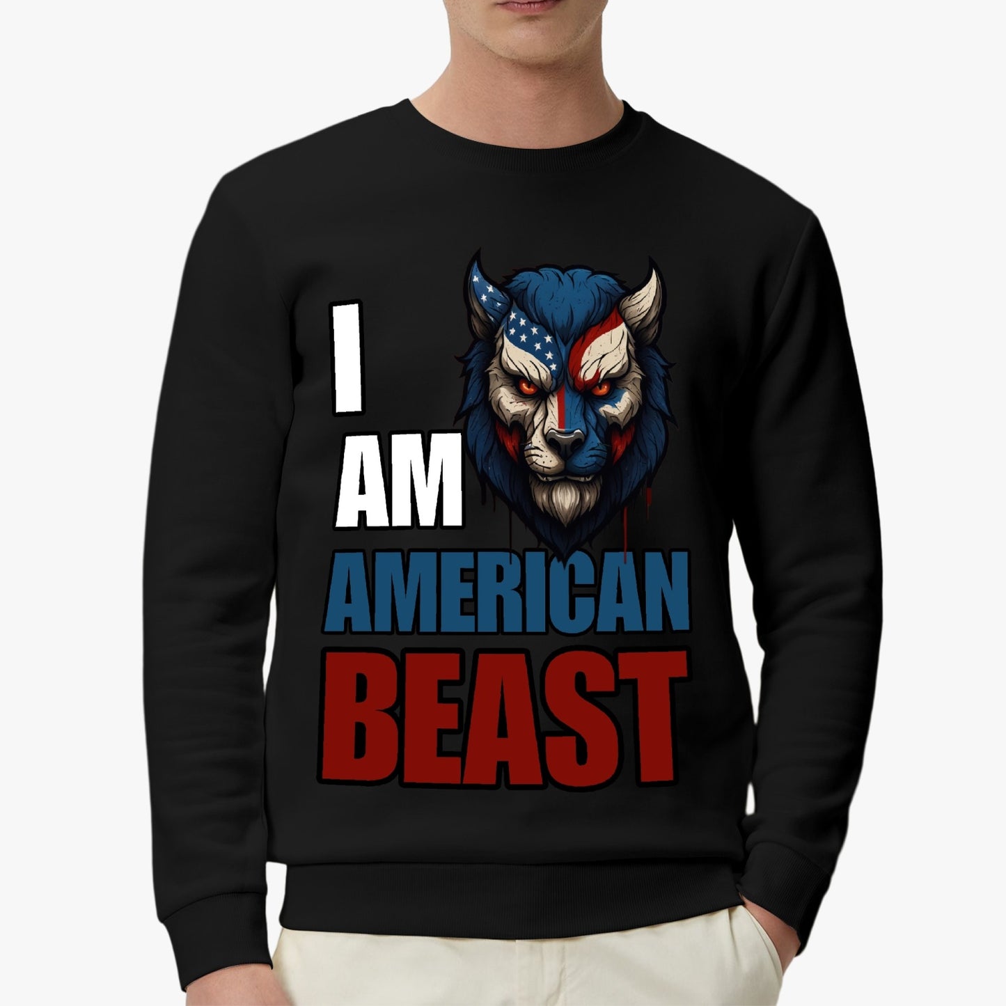 I Am American Beast - Logo Sweatshirt