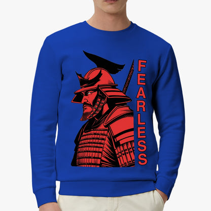Fearless Samurai Warrior Sweatshirt - Bold Samurai Logo Design